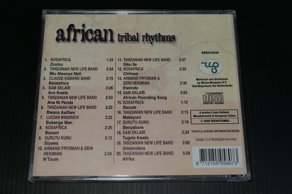 Various - African Tribal Rhythms | Weton-Wesgram (KBOX3244A) - 2 Various - African Tribal Rhythms | Weton-Wesgram (KBOX3244A) - 2