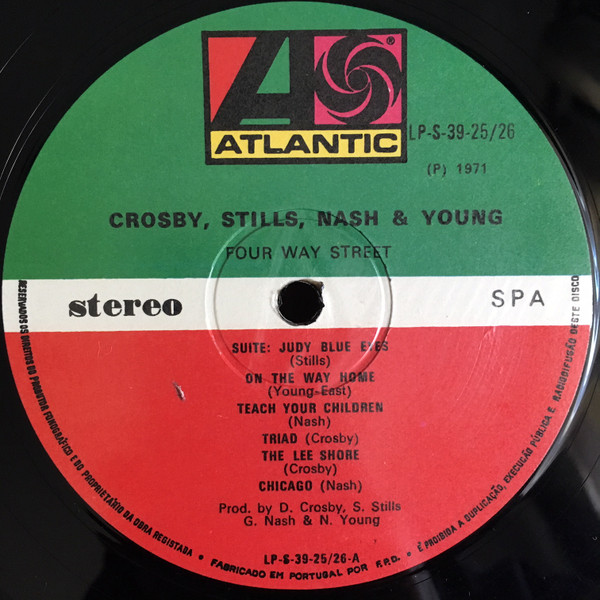 Crosby, Stills, Nash & Young - 4 Way Street | Atlantic (LP-S-39-25/26) - 4