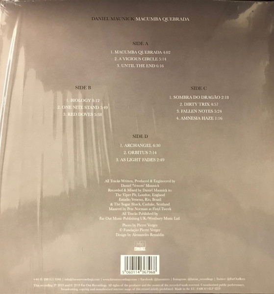 Daniel Maunick - Macumba Quebrada | Far Out Recordings (FARO214LP) - 2 Daniel Maunick - Macumba Quebrada | Far Out Recordings (FARO214LP) - 2