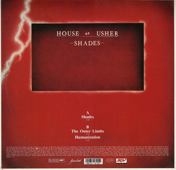 House Of Usher - Shades | Animalized (SPV 050-13115) - 2 House Of Usher - Shades | Animalized (SPV 050-13115) - 2