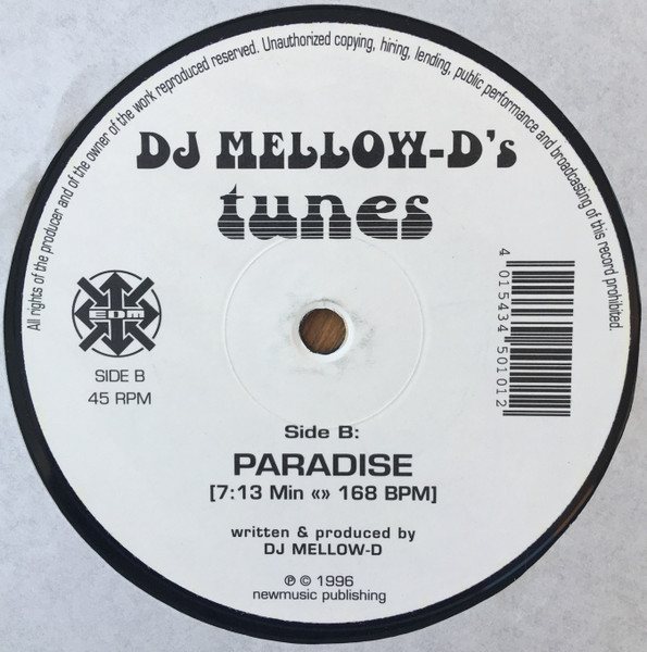 DJ Mellow-D - On And On / Paradise | EDM (EDM50101) - 3