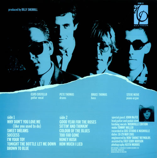 Elvis Costello & The Attractions - Almost Blue | Imp Records (FIEND 33)