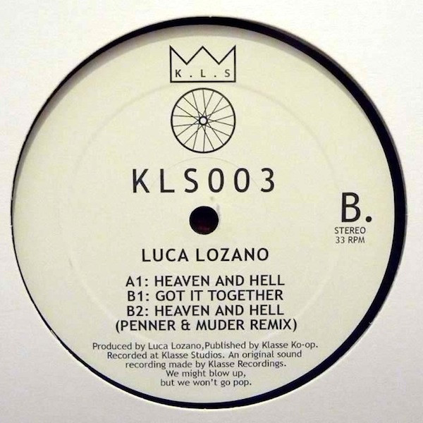 Luca Lozano - Heaven And Hell | Klasse Recordings (KLS003) - main