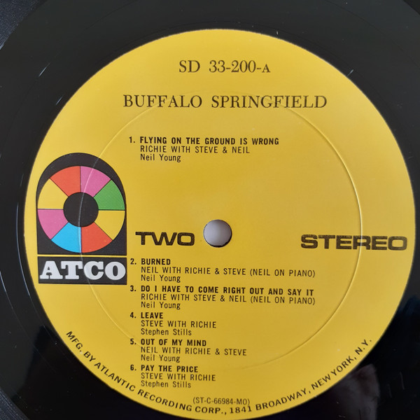 Buffalo Springfield - Buffalo Springfield | ATCO Records (SD 33-200-A) - 4