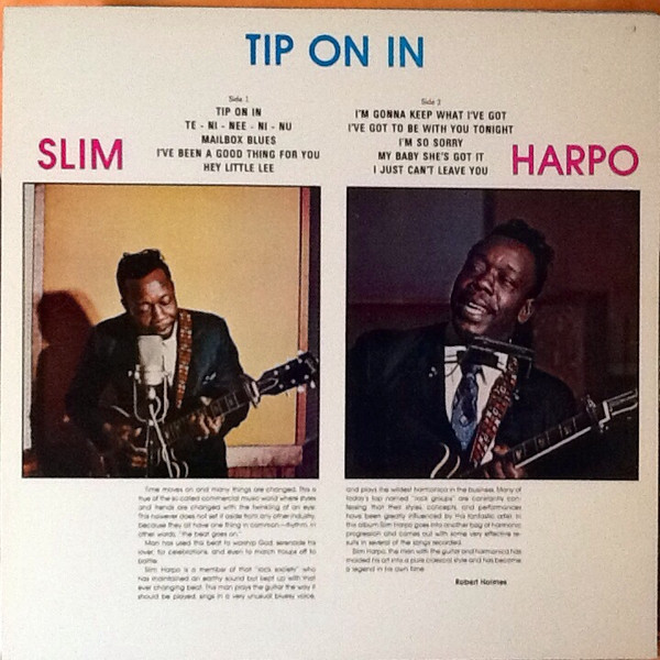 Slim Harpo - Tip On In | Excello (8008 SO-1) - 2