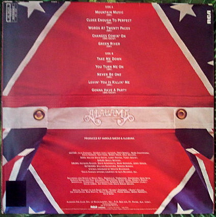 Alabama - Mountain Music | RCA (HL 14229) - 2