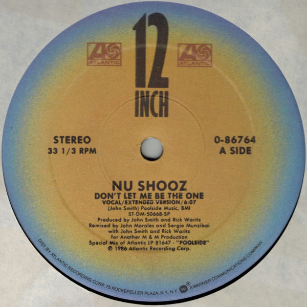Nu Shooz - Don't Let Me Be The One | Atlantic (0-86764) - main