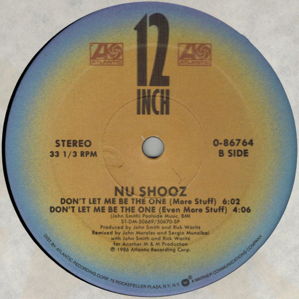 Nu Shooz - Don't Let Me Be The One | Atlantic (0-86764) - 2