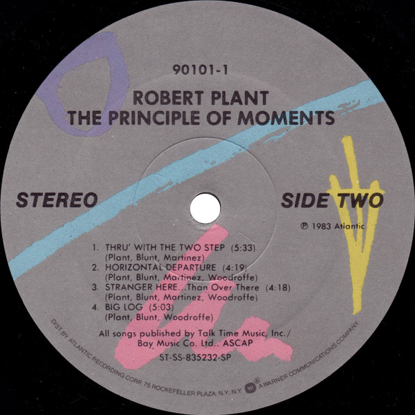 Robert Plant - The Principle Of Moments | Atlantic (7 90101-1) - 4