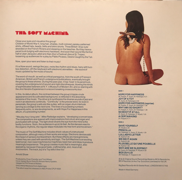 Soft Machine - The Soft Machine | Big Beat Records (WIKA 57) - 3