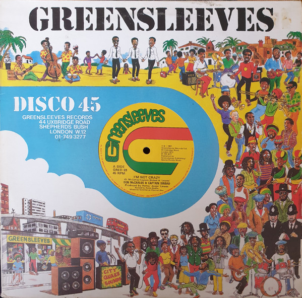 Don Carlos & Captain Sinbad / Sammy Dread - I'm Not Crazy / Gone Away | Greensleeves Records (GRED 69) - 3 Don Carlos & Captain Sinbad / Sammy Dread - I'm Not Crazy / Gone Away | Greensleeves Records (GRED 69) - 3