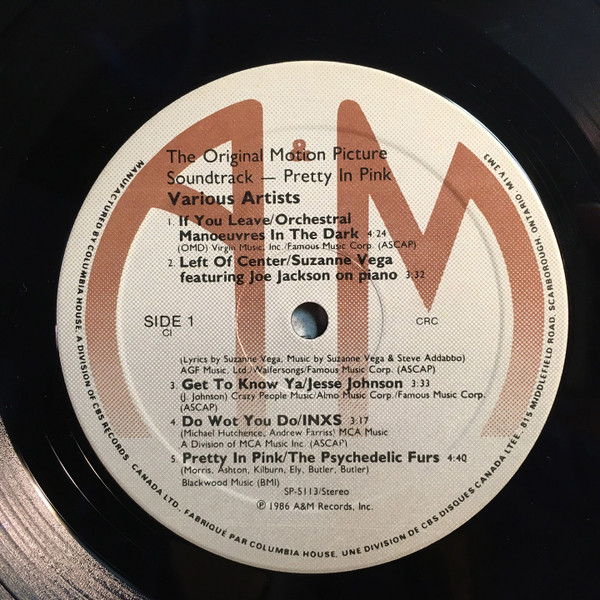 Various - Pretty In Pink | A&M Records (SP-5113) - 3 Various - Pretty In Pink | A&M Records (SP-5113) - 3