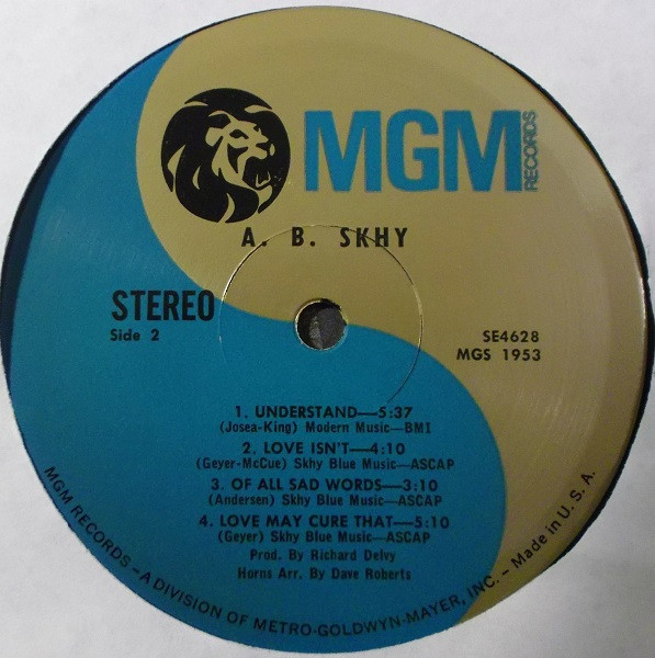 A. B. Skhy - A. B. Skhy | MGM Records (SE-4628) - 4 A. B. Skhy - A. B. Skhy | MGM Records (SE-4628) - 4