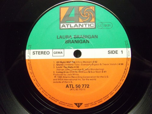 Laura Branigan - Branigan | Atlantic (ATL 50 772) - 2