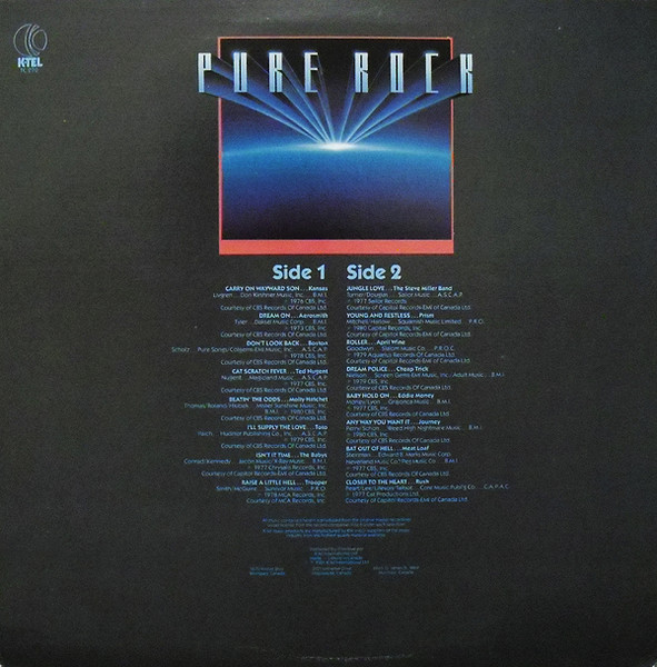 Various - Pure Rock | K-Tel (TC 270) - 2 Various - Pure Rock | K-Tel (TC 270) - 2