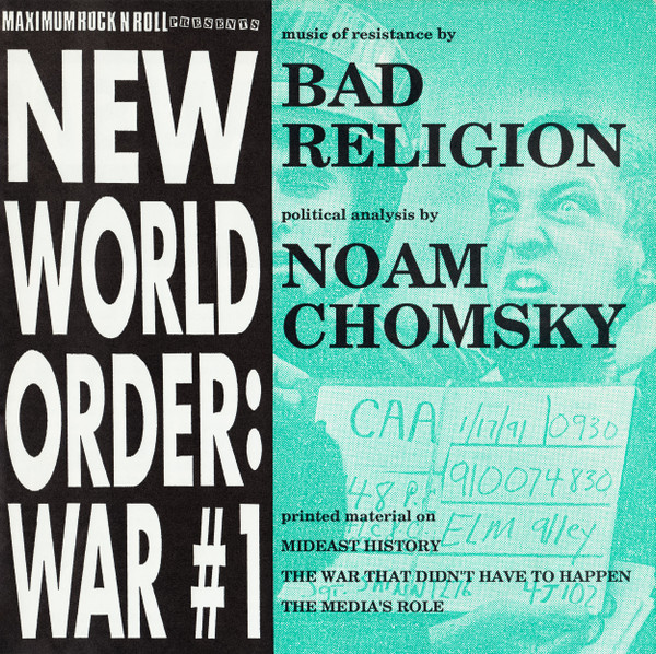 Bad Religion / Noam Chomsky - New World Order: War #1 | Maximumrocknroll (MRR 006)