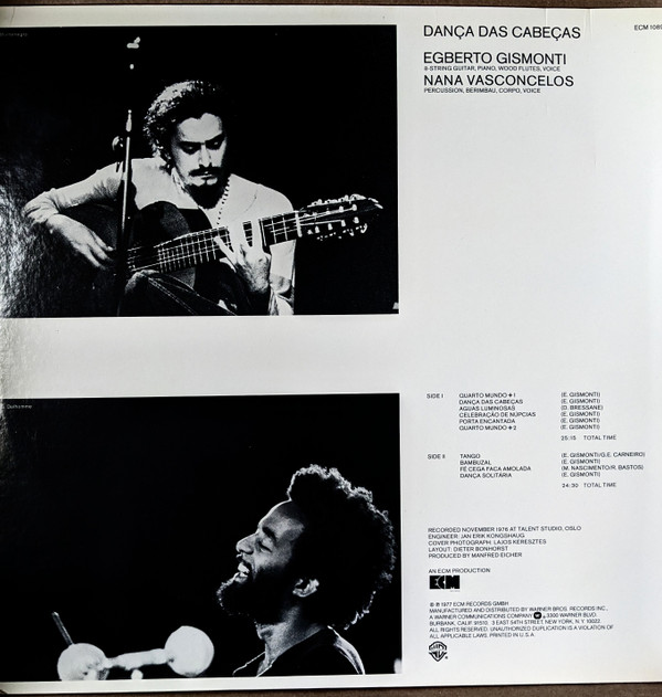 Egberto Gismonti - Dança Das Cabeças | ECM Records (ECM 1089) - 2 Egberto Gismonti - Dança Das Cabeças | ECM Records (ECM 1089) - 2
