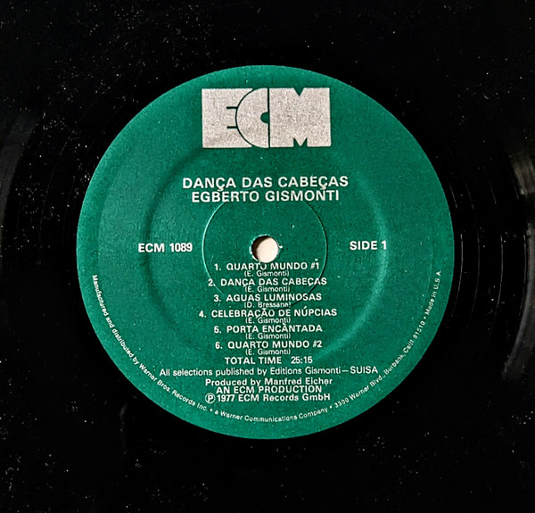 Egberto Gismonti - Dança Das Cabeças | ECM Records (ECM 1089) - 3 Egberto Gismonti - Dança Das Cabeças | ECM Records (ECM 1089) - 3