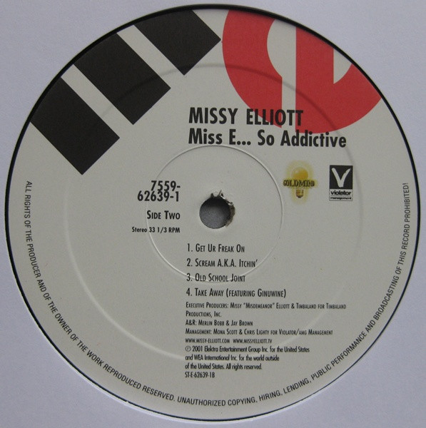 Missy Elliott - Miss E ...So Addictive | Elektra (7559-62639-1) - 4