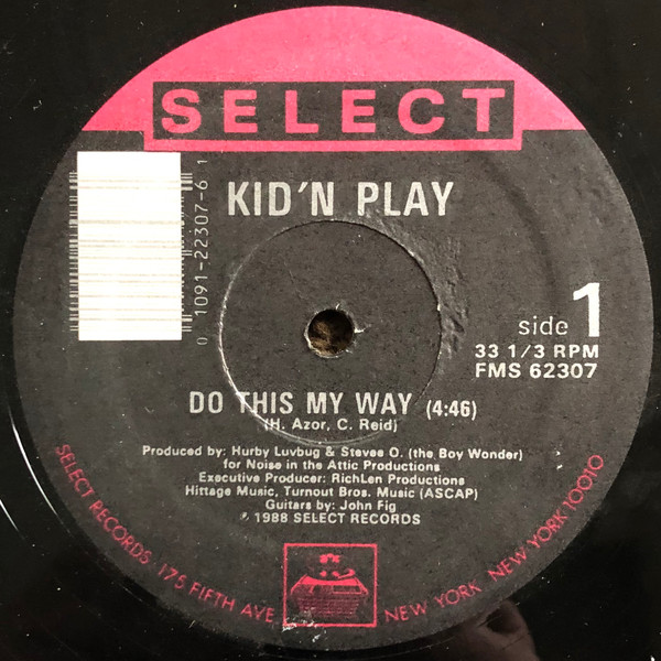 Kid 'N' Play - Do This My Way | Select Records (FMS 62307) - main