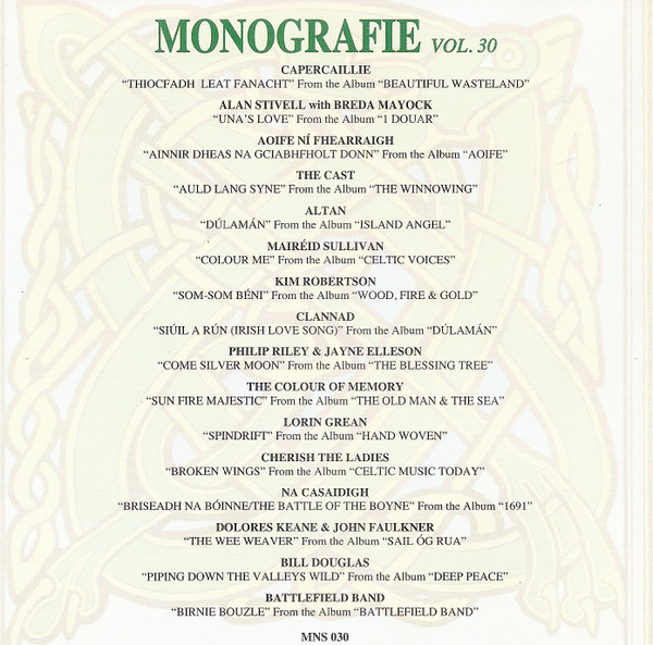 Various - Vol. 30 - Voci Celtiche | New Sounds Multimedia (MNS 030) - 3 Various - Vol. 30 - Voci Celtiche | New Sounds Multimedia (MNS 030) - 3