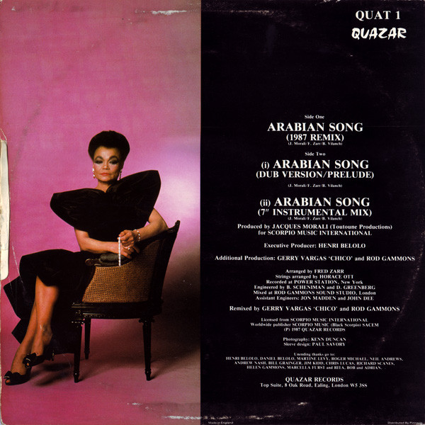 Eartha Kitt - Arabian Song | Quazar (QUAT 1) - 2