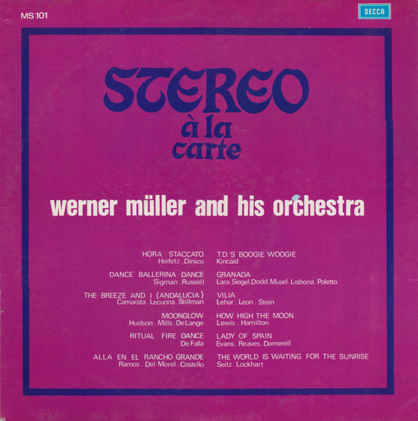 Werner Müller Und Sein Orchester - Stereo À La Carte | Decca (MS 101) - 2