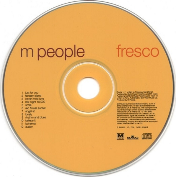 M People - Fresco | M People Records (74321 52490 2) - 3