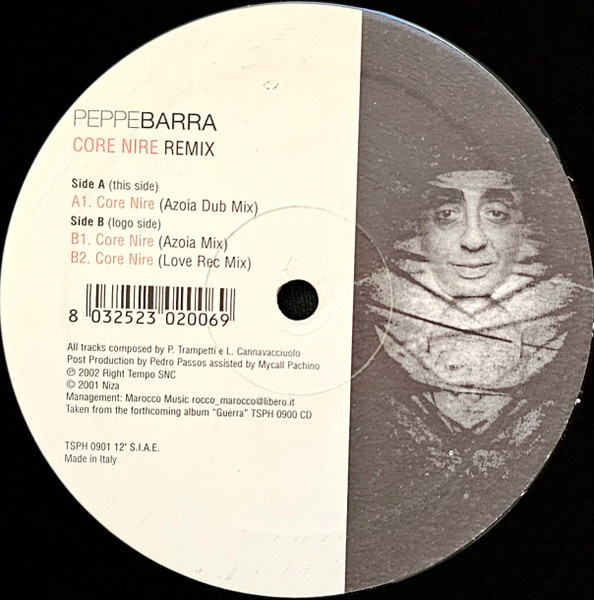 Peppe Barra - Core Nire (Remix) | Temposphere (TSPH 0901 12") - main Peppe Barra - Core Nire (Remix) | Temposphere (TSPH 0901 12") - main