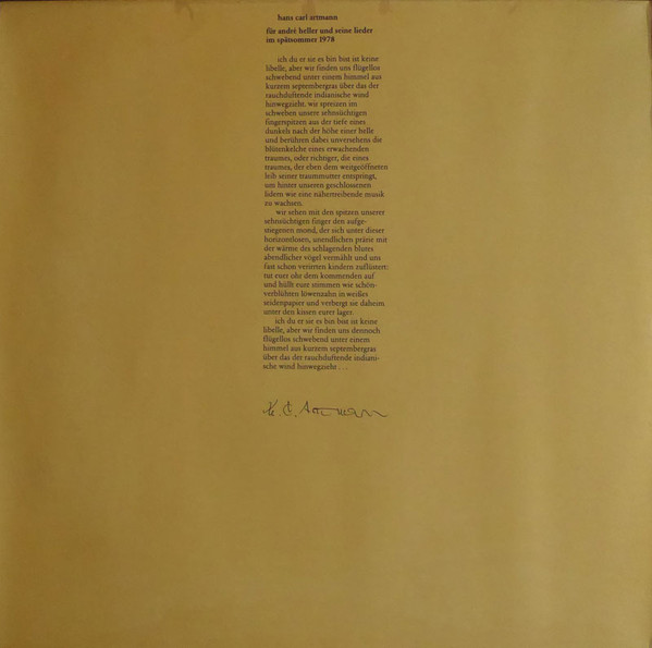 André Heller - Basta | Mandragora (INT 160.110) - 3