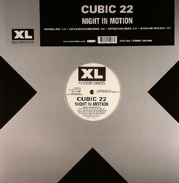 Cubic 22 - Night In Motion | XL Recordings (XLXV 1515) Cubic 22 - Night In Motion | XL Recordings (XLXV 1515)