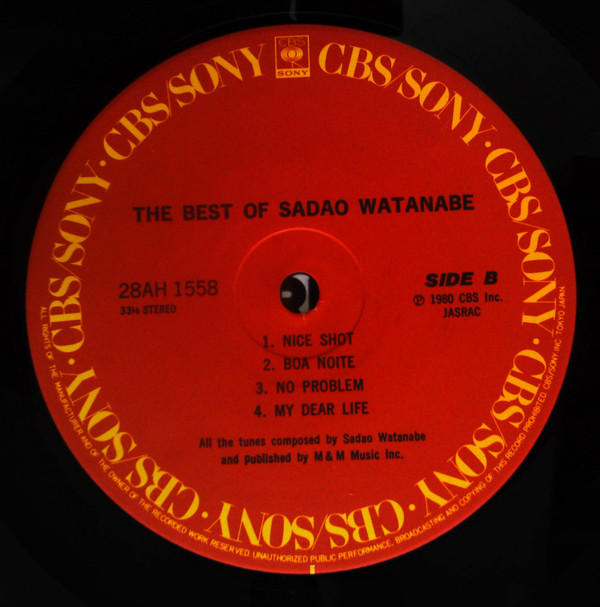 Sadao Watanabe - The Best Of Sadao Watanabe | CBS/Sony (28AH 1558) - 4 Sadao Watanabe - The Best Of Sadao Watanabe | CBS/Sony (28AH 1558) - 4