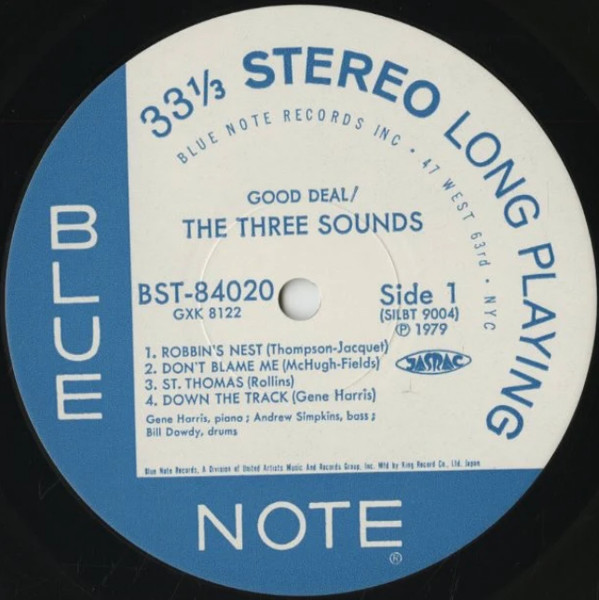 The Three Sounds - Good Deal | Blue Note (GXK 8122) - 4