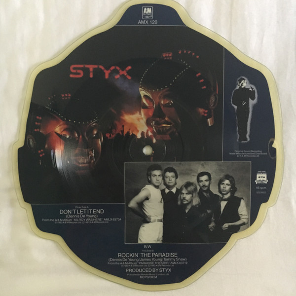 Styx - Don't Let It End | A&M Records (AMX 120) - 2