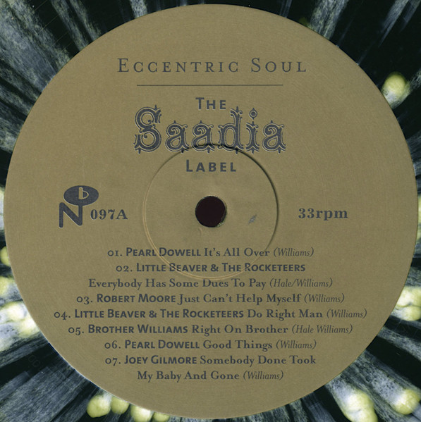 Various - Eccentric Soul: The Saadia Label | Numero Group (097) - 3 Various - Eccentric Soul: The Saadia Label | Numero Group (097) - 3