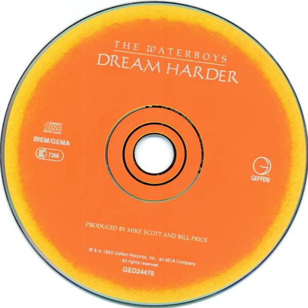 The Waterboys - Dream Harder | Geffen Records (GED24476) - 3