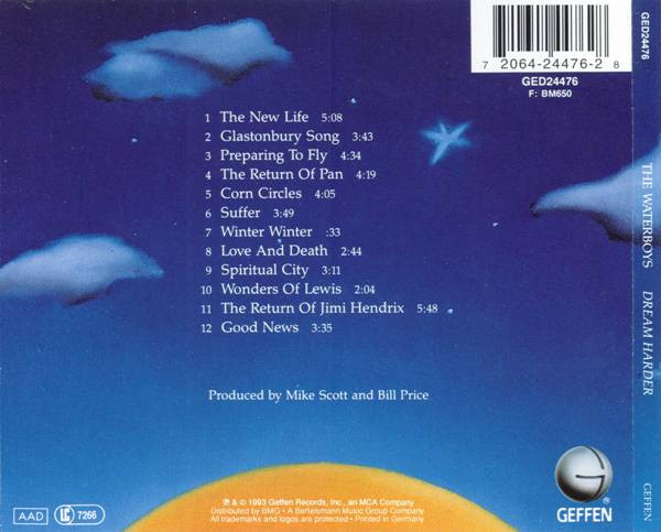 The Waterboys - Dream Harder | Geffen Records (GED24476) - 2