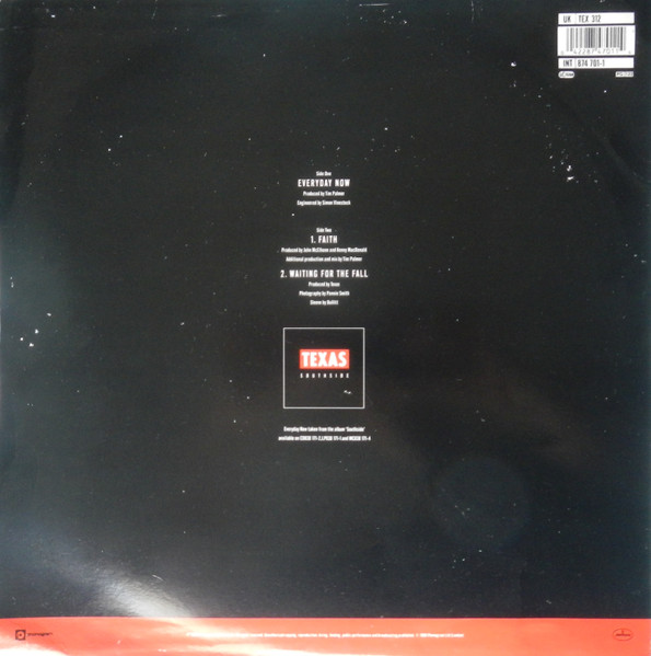 Texas - Everyday Now | Mercury (TEX 312) - 2