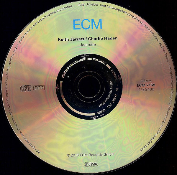Keith Jarrett / Charlie Haden - Jasmine | ECM Records (ECM 2165) - 3 Keith Jarrett / Charlie Haden - Jasmine | ECM Records (ECM 2165) - 3