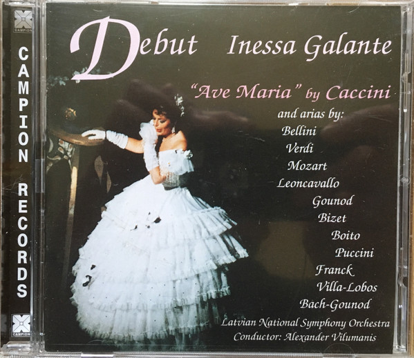 Inese Galante - Debut | Campion Records (RRCD 1335) Inese Galante - Debut | Campion Records (RRCD 1335)