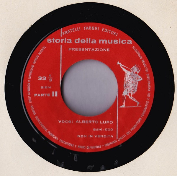 Unknown Artist - Storia Della Musica: Presentazione | Fratelli Fabbri Editori (SdM - 000) - 4