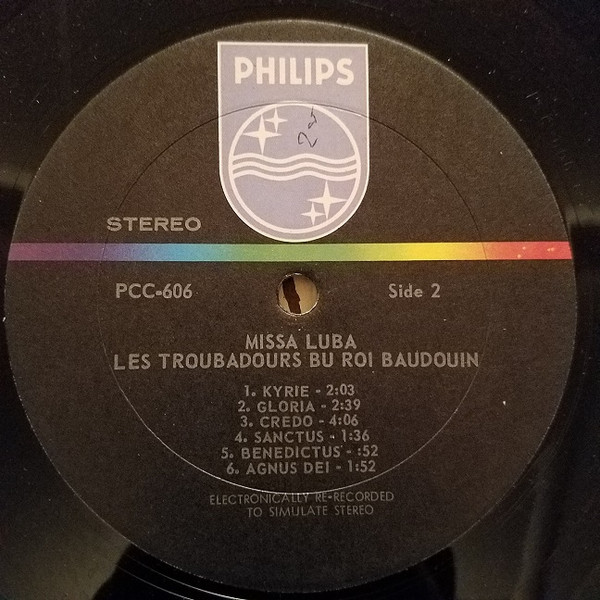 Les Troubadours Du Roi Baudouin - Missa Luba | Philips (PCC-606) - 4 Les Troubadours Du Roi Baudouin - Missa Luba | Philips (PCC-606) - 4