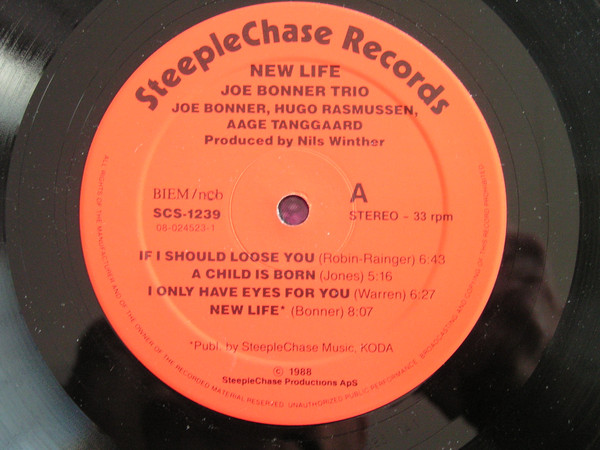 Joe Bonner Trio - New Life | SteepleChase (SCS-1239) - 3 Joe Bonner Trio - New Life | SteepleChase (SCS-1239) - 3