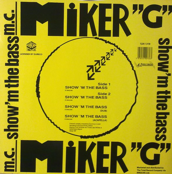 MC Miker G - Show 'M The Bass | A.1. Records (12A1 319) - 2