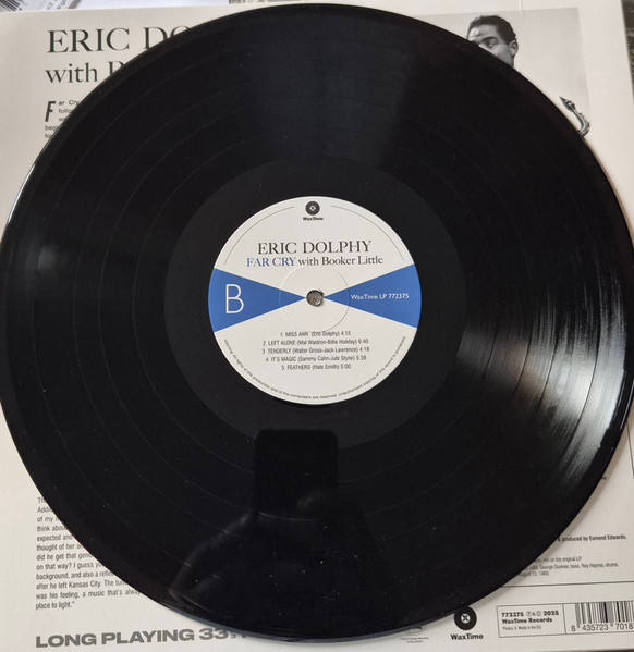 Eric Dolphy With Booker Little - Far Cry | WaxTime (LP 772375) - 4