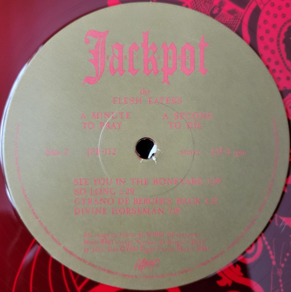 The Flesh Eaters - A Minute To Pray A Second To Die (Limited Edition - Red Vinyl) | Jackpot Records (JPR-112) - 4 The Flesh Eaters - A Minute To Pray A Second To Die (Limited Edition - Red Vinyl) | Jackpot Records (JPR-112) - 4