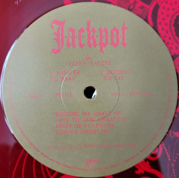 The Flesh Eaters - A Minute To Pray A Second To Die (Limited Edition - Red Vinyl) | Jackpot Records (JPR-112) - 3 The Flesh Eaters - A Minute To Pray A Second To Die (Limited Edition - Red Vinyl) | Jackpot Records (JPR-112) - 3