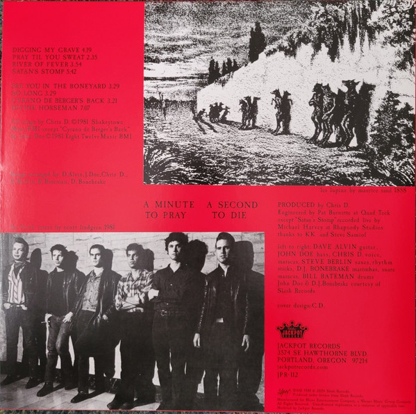 The Flesh Eaters - A Minute To Pray A Second To Die (Limited Edition - Red Vinyl) | Jackpot Records (JPR-112) - 2 The Flesh Eaters - A Minute To Pray A Second To Die (Limited Edition - Red Vinyl) | Jackpot Records (JPR-112) - 2