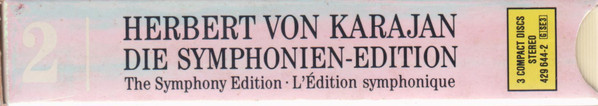 Johannes Brahms , Herbert von Karajan - 4 Symphonien | Deutsche Grammophon (429 644-2) - 2