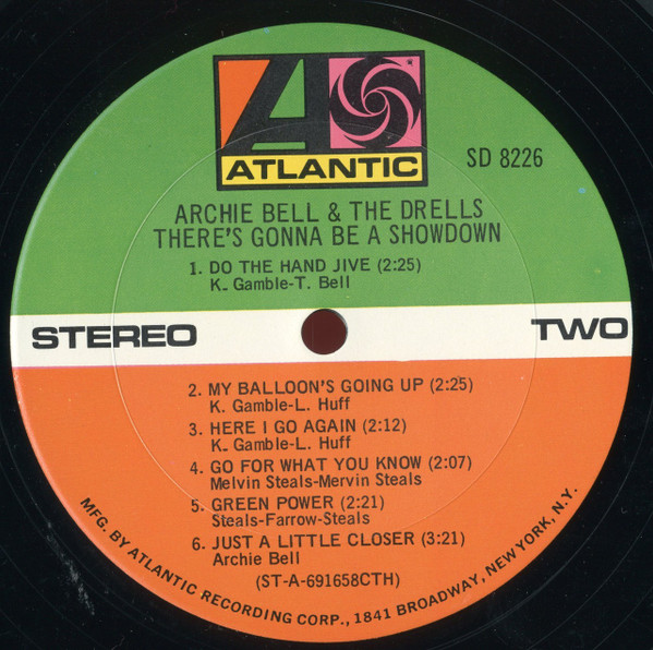 Archie Bell & The Drells - There's Gonna Be A Showdown | Atlantic (SD 8226) - 4
